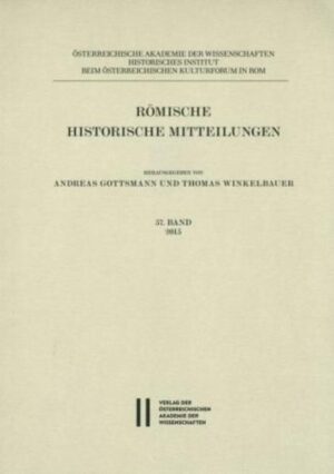 Römische Historische Mitteilungen: Römische Historische Mitteilungen 57 Band 2015 | Bundesamt für magische Wesen