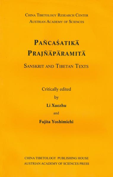 The Pañcaśatikā Prajñāpāramitā or „Perfection of Wisdom in 500 Lines“ is a Mahāyāna Bud- dhist scripture that has received almost no attention to date, neither within Buddhist tradition nor in modern scholarship. The text is nonetheless of unique value, as an influence of the Consciousness-only or Yogācāra school can clearly be seen. The critical edition of the Übersetzt von text presented in this volume is chiefly based on a photocopy kept in the library of the China Tibetology Research Center, Beijing, of a codex unicus found in the Norbulingka Palace in Lhasa. The volume also contains a critical edition of the Classical Tibetan translation, the Song dynasty Chinese translation, and a diplomatic transcription of the Übersetzt von manuscript. The introduction is offered in English, Chinese, and Japanese.