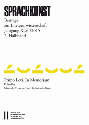 Sprachkunst. Beiträge zur Literaturwissenschaft: Sprachkunst Jahrgang XLVI/2015 2.Halbband | Bundesamt für magische Wesen