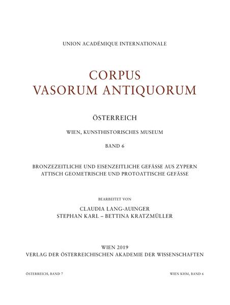 Corpus Vasorum Antiquorum Österreich Band 7