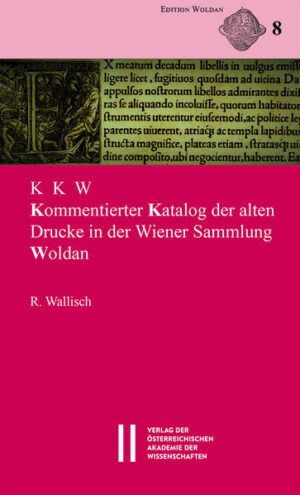 KKW - Kommentierter Katalog der alten Drucke in der Wiener Sammlung Woldan | Bundesamt für magische Wesen