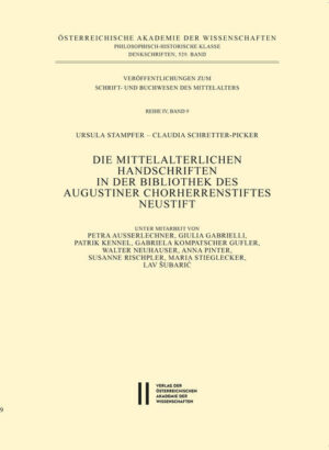 Die mittelalterlichen Handschriften in der Bibliothek des Augustiner Chorherrenstiftes Neustift | Bundesamt für magische Wesen
