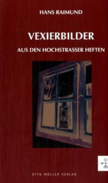 Mit lyrischen und prosaischen Motti versehene Geschichten, parodistische Pastiches (u.a. über Borges, R. Roussel, L. Michaels), Tagebuchaufzeichnungen, Aufsätze: Hans Raimunds neues Buch „Vexierbilder. Prosa aus den Hochstrasser Heften“ ist eine durchkomponierte Sammlung von Prosatexten - aus der Werkstatt eines Lyrikers. Vexierbild, Rätselbild, Suchbild. Begriffe der Bildenden Kunst, die auf eine bewusste Verrätselung des Dargestellten hindeuten