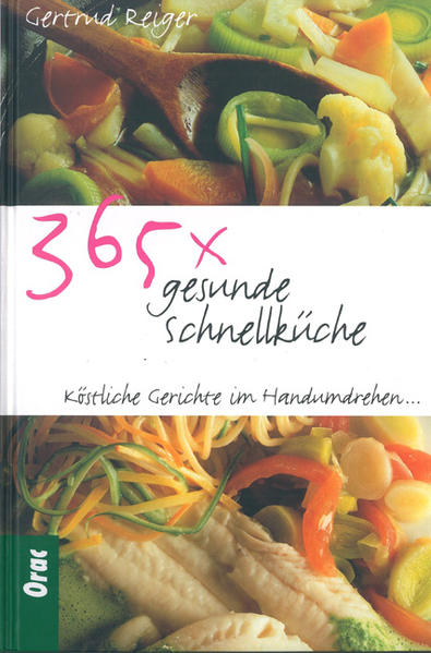 Köstliche Menüs für 365 Tage im Jahr, im Handumdrehen zubereitet Endlich wieder lieferbar: bisher 20.000 verkaufte Exemplare! Mit „365 x gesunde Schnellküche“ können Sie an jedem Tag des Jahres ein köstliches, gesundes und im Handumdrehen zubereitetes Menü auf den Tisch zaubern. Ein unverzichtbares Buch in jeder Küche. Die Speisen sind fettarm, ballaststoffreich und enthalten alle notwendigen Vitamine. Für alle Gerichte sind die Kalorienwerte, der Kohlenhydrat- und Cholesterinwert angegeben. „365 x gesunde Schnellküche“: Das Lieblingskochbuch all jener, die gerne gesund und gut essen, aber wenig Zeit zum Kochen haben.