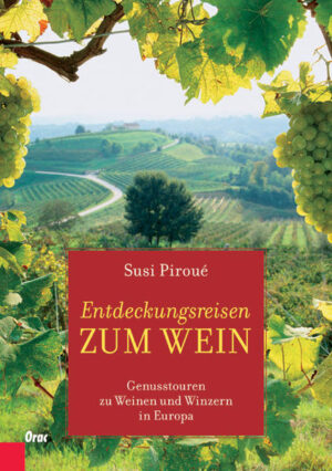 Schöne Weinregionen, köstliche Weine - ein Reiseführer zum Genuss Susi Piroué lädt zu einer Reise durch die schönsten Weinregionen Europas. Deutschland mit den idyllischen Weinlandschaften Baden und Mosel, Rheinhessen und Rheingau, Sachsen und Franken ist hier ebenso präsent wie Österreich mit der Wachau, dem Weinviertel, der Steiermark und dem Burgenland. Der Bogen spannt sich weiter von Frankreich über Italien und die Schweiz bis nach Ungarn und Portugal. Liebevoll beschreibt sie die Orte und Menschen, die sie besucht hat, Probierstuben und Keller, landesspezifische Rebsorten und herausragende Spitzenprodukte. Das Buch bietet eine Fülle von Anregungen, um anlässlich von Reisen oder Ausflügen eine Tour zu regionalen Winzern einzuplanen und deren Spezialitäten kennen zu lernen. Infokästen zu jeder Region sowie ein ausführlicher Adressteil ergänzen dieses mit prächtigen Farbfotos illustrierte Buch.