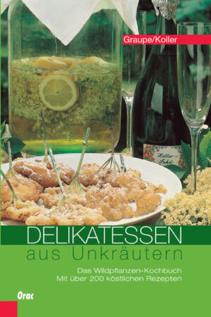 Eine Fundgrube für Gourmets: Wussten Sie, dass wilder Hopfen wie Spargel schmeckt? Dass Waldmeister sich nicht nur für Bowle eignet und dass Wiesenbärenklau gut zu „ehelich Werken“ ist? Die Natur bietet eine unübersehbare Vielfalt an kostbaren und dabei kostenlosen Köstlichkeiten - die so genannten Unkräuter.Dieses Buch bietet eine Fülle von Informationen über Wildkräuter, vor allem aber zahlreiche Kochrezepte, die zum Teil aus Großmutters Küchengeheimnissen stammen, zum Teil aber auch der modernen, leichten Küche zu verdanken sind.Sauerampfer, Holunderblüte, Hagebutte - neben diesen bekannteren Wildpflanzenbeschreiben die Autoren eine beeindruckende Vielzahl ungehobener Naturschätze,die ebenso gesund sind, wie sie köstlich schmecken.Löwenzahn z. B. ist ein „Salatwunder“, die Brennnessel verdient für ihre Heilkräfte ebenso eine Hymne wie für ihre kulinarische Vielseitigkeit, und Knöterich ist nicht nur hübsch anzusehen, sondern auch ein köstliches Gartengemüse.Und um ein köstliches Mahl, etwa mit einem Meldeauflauf oder Kräuterspätzle, abzurunden, ist ein selbst angesetzter Kräuterlikör genau das Richtige - auch dafür bietet dieses Buch viele Rezepte.