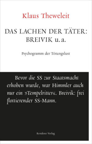 Vom Lachen der Killer wird in zahlreichen Fällen erzählt, auch die deutschen Wehrmachtssoldaten sollen einander in englischer Kriegsgefangenschaft ihre Gräueltaten mit großer Heiterkeit berichtet haben. Hinter dem Lachen verbirgt sich aber auch die andere Seite der Tötungslust: die kalte Rationalität der Rede, wenn die Täter ihre Taten öffentlich begründen. So kommt Anders Breiviks Verteidigung vor Gericht dem Text eines Statistikseminars über Einwandererzahlen in Norwegen nahe. Theweleits Essay entlarvt die Begründungssprache als Deckmantel der Tötungslust, denn, so die provokante Kritik des Autors, „begründen“ lässt sich alles, doch glauben sollte man davon eher nichts.