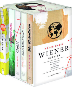 Erstmals alle Bände der "Wiener Dateien" im Schuber: Wien Metropolis, Das große Töten, Geld!, Madame Stern und Globalisten.