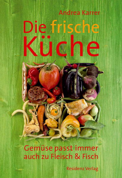 GEMÜSE MACHT DIE KÜCHE BUNT und das in jeder Hinsicht. Nichts lässt sich so problemlos kombinieren, nichts bringt so viel Abwechslung wie Gemüse. Es passt nicht nur hervorragend zu Fleisch und Fisch, es ist auch fixer Bestandteil in allen Weltküchen, egal ob in der mediterranen, asiatischen oder mexikanischen. Diesen und vielen anderen phantastischen Eigenschaften trägt Andrea Karrer in ihrem neuen, umfassenden Kochbuch Rechnung. Nach Jahreszeiten angelegt, wie es dem aktuellen Trend zum regionalen Produkt entspricht, macht sie Lust, alte Bekannte völlig neu in Szene zu setzen. Kreative Vorspeisen, neue Salatideen, schnelle Suppen umrahmen die Fleisch- und Fischkombinationen. Außerdem lassen sich auch mit Gemüse raffinierte Nachspeisenzaubern. Der besondere Clou: Bei jedem vegetarischen Rezept gibt es auch eine „fleischliche“ Verfeinerungsidee. Entdecken Sie die neue Lust, wir wünschen frischen Appetit!