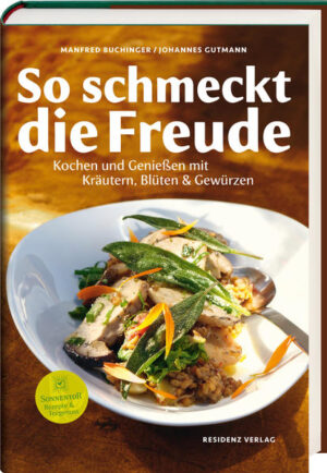 Eine Entdeckungsreise in die Genusswelt der Kräuter, Blüten & Gewürze Wenn sich ein Kräuterflüsterer aus dem Waldviertel und ein Kochkünstler aus dem Weinviertel zusammentun, dann steht Lebensgenuss pur im Mittelpunkt. Beide machen sich stark für regionale Produkte und zeigen, dass Kochen mit Kräutern, Blüten und Gewürzen raffiniert und dabei ganz einfach ist. Manfred Buchingers kreative Kochideen machen jede Mahlzeit zum Geschmackserlebnis für alle Sinne. Seine Rezepte laden ein zum lustvollen Genuss mit frischen und getrockneten Kräutern: den würzigsüßen und den aromatisch-frischen, den mediterranen Klassikern und den Neuentdeckungen vom Straßenrand. Dazu gibt es Anregungen für eine perfekte Essensbegleitung, garantiert ohne Kater und Promille, denn der passende Tee zum Essen vervielfältigt den Genuss. Bodenständiges Kochwissen, kombiniert mit pfiffigen Würzideen und zahlreiche Teeempfehlungenmachen dieses Buch zu einer Entdeckung.