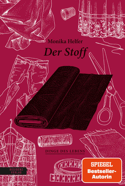 Schon als Kind ist Monika Helfer fasziniert von Stoffen, so sehr, dass sie ein Heft führt, in das sie die Muster einklebt, die ihr die Kurzwarenhändlerin schenkt. Sie lässt uns daran teilhaben, wie wunderbar es ist, Stoffe anzugreifen, ihre Struktur zu erforschen, an ihnen zu riechen, sie zu reiben und ans Licht zu halten, ihre Reißfestigkeit zu prüfen. Gestrickt, gestickt, gewirkt, gefädelt, fadenscheinig, steif, kratzend, kühl, schmeichelnd, vornehm, lässig - Monika Helfer sammelt und liebt Stoffe bis heute. Mit Genauigkeit und Zärtlichkeit erzählt die große Autorin von Secondhandkleidung, die sie mit Borten und Spitzen veredelt, von Anzügen und Kleidern, die sie für Mann und Kinder näht, von Seide und Leinen, von Nacktheit und Gewandung - und von ihrem unstillbaren Hunger nach Stoffen.