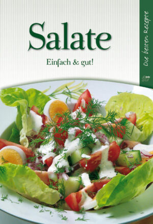 Köstlich und gesund: Hinein ins Salat-Vergnügen! 81 Rezepte für Salate als Vorspeisen und Partysalate, neue Kombinationen für klassisch-gesunde Blatt- und Gemüsesalate, Deftiges mit Fleisch, Wurst und Käse, festliche Fisch- und Wildsalate und außergewöhnliche Kreationen wie Rucola-Salat mit sautierten Nüssen, Avocado-Dattel-Fenchel-Salat oder Sardinen-Brot-Salat.