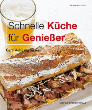 In seinem neuen Buch „Schnelle Küche für Genießer“ zeigt Gerd Wolfgang Sievers, daß Fast Food auch in der Gourmetküche seinen Platz haben kann. Bei den mehr als 300 Rezepten benötigt man wenig Zeit für die Zubereitung - um mehr Zeit für den Genuß zu haben! Mit dem prämierten Buch „Genussland Österreich“ bewies Gerd Wolfgang Sievers, daß er nicht nur etwas von ausgezeichneter Küche versteht, sondern dieses Wissen auch hervorragend in Buchform vermitteln kann. Ähnlich spektakulär ist der Ansatz für Sievers neuen Streich „Schnelle Küche für Genießer“: Fast Food und Gourmetküche unter einen Hut zu bringen. Zum einen interpretiert Sievers Fast-Food-Klassiker neu und bringt Burger & Co in neuen, teils sehr aufwendigen Variationen auf den Tisch. Zum anderen zeigt er uns, wie man in knapp einer halben Stunde schmackhafte Gerichte fertigstellt. Steaks und Koteletts, Schnitzel und Wild werden demnach ebenfalls zu Fast Food, aber eben nur in dem Sinn, daß man wenig Zeit für die Zubereitung benötigt. Durch die Auswahl der Speisen unternimmt der Autor eine kulinarische Weltreise: Pasta und Risotto fehlen genauso wenig wie asiatische Spezialitäten (Asien ist übrigens die wahre Heimat schnell zubereiteter Gerichte, nicht Amerika) und heimische Klassiker. Eine Fülle von Hintergrundinformationen macht das Buch „Schnelle Küche für Genießer“ zu einem außergewöhnlichen Kochbuch, das in keiner feinen Küche fehlen sollte. Daneben bleibt im Buch auch Platz für Sievers Philosophie: bewußt essen, auf die Qualität der Zutaten achten, Essen wertschätzen, mit einem Wort: GENIESSEN! • Mehr als 300 Rezepte • Ca. 200 Farbabbildungen, mit vielen Schritt für Schritt-Bildern zur Küchentechnik