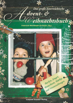 Advent in Österreich Echtes Brauchtum, romantische Weihnachtsmärkte, Keksrezepte und Backideen, Anregungen zum Innehalten sowie viel Vorfreude auf das schönste Fest des Jahres bietet „Das große österreichische Advent- und Weihnachtsbuch“. Gemütliche Abende zu Hause bei Tee und Kerzenschein, basteln, backen und Weihnachtsgeschichten lesen – oder vielleicht lieber eine lustige Rodelpartie, der Besuch eines besonderen Weihnachtsmarktes, eines Krippenspiels oder einer Brauchtumsveranstaltung? Hier wird jeder fündig: • 75 Rezepte für weihnachtliche Kekse, Stollen und Lebkuchen, für Germteig-Nikolaus und Zwetschkenkrampus sowie für die traditionellen Weihnachtsspeisen der österreichischen Bundesländer • Adventkranzbinden, Christbaumschmuck, Adventkalender und weihnachtliche Tischdekoration basteln • Weihnachtszauber: Außergewöhnliche Christkindl- und Weihnachtsmärkte, Krippenspiele, Adventsingen und andere Veranstaltungen • Verschneiter Advent: Die schönsten Rodelpartien, Besuch von Wildtierfütterungen, Pferdeschlittenfahrten, Christbaum holen & Co. • Brauchtum zur Weihnachtszeit: Nikolo & Perchtenläufe, Barbara-Zweige, Rorate und Raunächte … • Die stillste Zeit des Jahres: Weihnachtslieder und -gedichte, das Weihnachtsevangelium und die besinnlichsten österreichischen Geschichten zur Weihnachtszeit