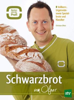 „Backen“ wir es an! Der österreichische Backprofi Christian Ofner ist einem breiten Publikum aus TV-Sendungen wie „Frisch gekocht“ und durch seine Auftritte mit Meisterköchen wie Toni Mörwald und Johann Lafer bekannt. In seinem zweiten Buch widmet er sich dem Thema Schwarz- und Mischbrote, wobei er nicht nur die nötigen Grundkenntnisse kundig und in vielen Schritt-für-Schritt-Bildern vermittelt, sondern auch zahlreiche Rezepte, von klassisch bis ungewöhnlich, präsentiert. Wann weiß man wirklich, was im Brot so alles drinnen ist? Wenn man’s selber bäckt! Mit den Rezepten und Tipps des „Backprofis“, sprich von Christian Ofner, gelingt’s auch ohne Geschmacksverstärker und Konservierungsmittel ganz bestimmt. Dieses Mal hat sich der renommierte Bäckermeister das Schwarzbrot vorgenommen. Zuerst vermittelt der Autor alle wichtigen Informationen, die man zum Selbstbacken des Grundnahrungsmittels Nummer eins benötigt. Eine ausführliche Bebilderung hilft auf dem Weg zum Selbstgebackenen. Und dann kann’s mit der Fülle von Rezepten auch schon losgehen. -Traditionelle Schwarz- und Mischbrote vom Bauernbrot über Kürbiskernbrot bis zum Landbrot -Vollkornbrote aus Roggen, Dinkel & Co mit speziellen Rezepten für leichte Vollkornbrote -Urgetreidebrote aus Einkorn, Kamut oder Emmer … -Spezialbrote und kreative Rezeptideen: Karotten-, Leinsamen- oder Apfelbrot … Alle Rezepte funktionieren einfach mit empfohlenen Gewürzmischungen