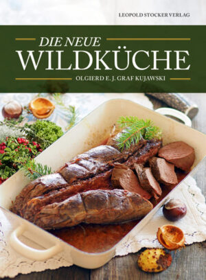 Wilde Genüsse Wildbret erfreut sich steigender Beliebtheit. Was könnte artgerechter sein als das freie Leben in Feld und Wald, welches Fleisch kann gesünder sein als das von Tieren, die sich ausschließlich von den Blättern, Gräsern und Kräutern ernähren, die die Natur ihnen bietet. Das Buch von „Wildpapst“ Olgierd Graf Kujawski ist mehr als eine bloße Rezeptsammlung: In mehr als 100 Schritt-für-Schritt-Fotos wird das Zerlegen und Ausbeinen der verschiedenen Wildbretarten, ob Reh, Hase oder Wildgeflügel, im Detail gezeigt