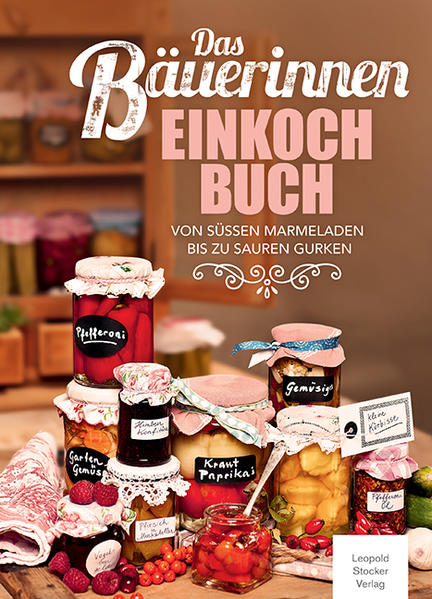 Die Bäuerinnen kochen jetzt auch ein Sie bringen den Sommer ins Glas, egal ob für den Privatgebrauch oder für den Verkauf im Hofladen: unsere Bäuerinnen. Ihre besten Einkochrezepte gibt es jetzt im Buch. Mit dem „Bäuerinnen-Einkochbuch“ wird der Erfolg der Reihe, in der in den letzten Jahren die besten Rezepte österreichischer Bäuerinnen vorgestellt wurden, fortgesetzt und gewissermaßen haltbar gemacht. Vorratshaltung mittels Einkochen und Einlegen zählt ja zu den Domänen landwirtschaftlicher Betriebe