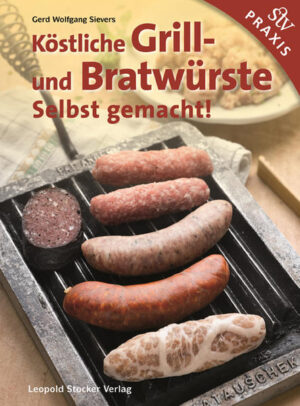 -Gekaufte Würste haben erhöhte Anteile an Fett und Wasser, sind künstlich aromatisiert und haltbar gemacht -Frische Würste einfach mit herkömmlichen Küchenmaschinen selbst erzeugen -Grillen ist ein kulinarischer Dauerbrenner rund ums Jahr! Immer mehr Grillbegeisterte legen statt dem eintönigen Angebot der Supermärkte selbst gemachte Würste auf den Rost. Und das geht leichter als gedacht! Auch mit einem simplen Fleischwolf lassen sich köstliche Wurstwaren einfach selbst erzeugen: -Klassische Bratwürste in verschiedenen Varianten, Thüringer und Nürnberger Rostbratwürste, Wolfsberger Bockwurst, Rheinische Bratwurst, Käsekrainer, Knacker, Regensburger und zahlreiche weitere regionale Köstlichkeiten . -Internationale Spezialitäten, wie ungarische Debrecziner, italienische Salsiccia oder französische Crépinettes, die im Schweinsnetz statt in der Wursthaut gebraten werden -Rezepte für Currywurst, Leber- oder Blutwurst für den Grill sowie für Cevapcici und andere Würste „ohne Haut“ -Besonderheiten wie Fischwurst, Lammbratwurst, Entenwürstchen u. v. a. m.