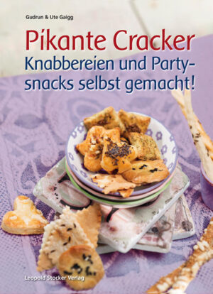 Ob Käsebällchen oder Schinkenkrapfen, selbst gemachte kleine Brezen, Salzstangen, Kümmelfladen oder Olivenkuchen: Die Vielfalt an pikantem Knabbergebäck und einfach selbst hergestellten Partysnacks ist groß. Internationale Rezepte wie Grissini, Chapati nach Hunza-Art, Zwiebelpiroggen und Focaccia mit Olivenöl sind ebenso vertreten wie regionale Köstlichkeiten aus Deutschland und Österreich, Gorgonzolagebäck, Maiscracker, Kürbiskernkekse, Bohnenpogatscherln und „Saure Kekse“. Klassiker wie selbst gemachte Chips und „Soletti“ runden das Buch ab.