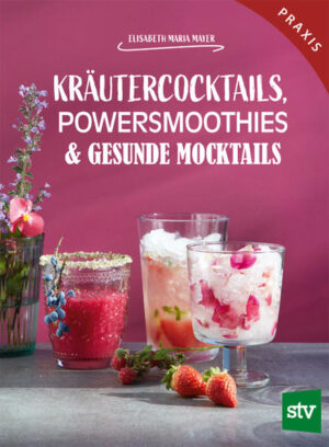 Gesunde Getränke aus dem eigenen Garten -Mocktails - alkoholfreie Cocktails selbst herstellen -Essbare Blüten: Bunte Dekoration für sommerliche Drinks -Kräutercocktails, Eistee, Tee und Bitter mit Zutaten aus der Natur Gesunde Mocktails, Smoothies und Co. selbst gemacht: ganz einfach oder etwas aufwändiger kredenzt - bezaubernd, köstlich und gesund! Elisabeth Mayer beschreibt, wie aus in Gärten und aus der Natur gesammelten Früchten, Kräutern und Blüten über 300 Grundrezepte und Mixkreationen mit und ohne Alkohol, Bitter und Eisteeansätze selbst hergestellt werden. Das Buch stellt verschiedenste Kombinations- und Verarbeitungsmöglichkeiten diverser Pflanzen zu Basisrezepten wie Sirupen, Bittern und aromatisierten Alkoholansätzen, aber auch zu Kräuterlikören, Powersmoothies, Mocktails, Eistee-Mischungen und gesunden Cocktails vor. Vor allem die neuen Kombinationen und die überraschenden Verarbeitungsmöglichkeiten bekannter Pflanzen machen dieses Buch so lebendig und aktuell. Ganz besonders in Szene gesetzt werden die aromatischen Getränke im Glas von essbaren Blüten und Blättern.