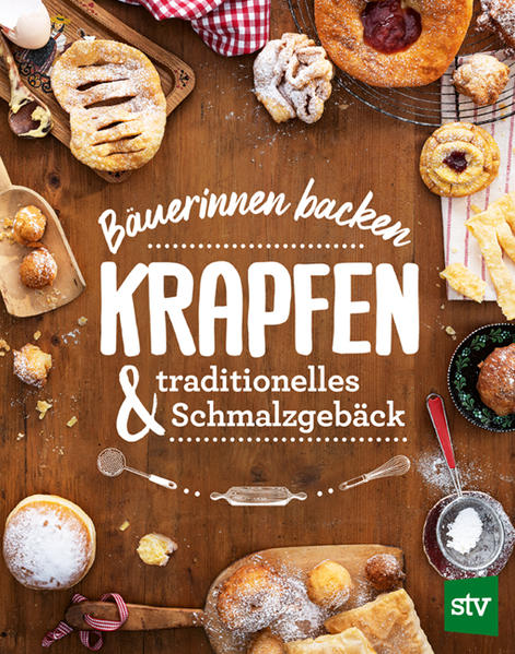 Bäuerinnen aus Österreich und Deutschland verraten ihre Lieblingsrezepte rund um das Thema „Schmalzgebäck – süß & pikant“. Neben dem klassischen Faschingskrapfen (in Deutschland auch als „Berliner“ oder „Pfannkuchen“ bezeichnet) gibt es unzählige regionale Spezialitäten in allen erdenklichen Formen und aus verschiedensten Teigen: Bauernkrapfen, Spagatkrapfen, gebackene Mäuse, Rosenkrapfen, Polsterzipfel, Germstrauben, „Badische Striebele“, Mutzen, Bauernlangos, Krautkrapfen und viele mehr. Früher wurden manche dieser Köstlichkeiten nur zu bestimmten Anlässen im Jahreslauf zubereitet. So wurden z. B. Strauben nach kräftezehrenden Ernte- oder Dresch-Arbeiten aufgetischt, die „Heiligen-Geist-Krapfen“ gab es zu Pfingsten und Rumpelnudeln wurden von den Sennerinnen beim Almabtrieb verteilt. Mehr als 90 teils überlieferte, teils innovative und abgewandelte Rezepte sorgen für süßen und herzhaften Genuss.