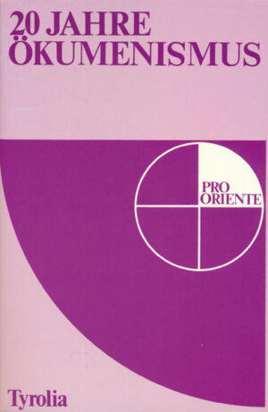 Im November 1964 verabschiedeten die Väter des II. Vaticanums das Ökumenismusdekret, im gleichen Monat gründete Kardinal König in Wien den Stiftungsfonds PRO ORIENTE. Die seither erlebten 20 Jahre Ökumenismus der Weltkirche und der Kirche in Österreich werden hier dokumentiert. Dieser Band umfasst die auf die Einheit der Christen sich beziehenden Dokumente des Konzils, des Einheitssekretariates, der Päpste, des neuen Codex Iuris Canonici, ebenso wie die ökumenische Dokumentation des Papstbesuches und des Österreichischen Katholikentages 1983, der Feiern zum 500. Geburtstag Martin Luthers in Leipzig und Wien, schließlich einen Überblick über den Ökumenismus in Österreich, wie er sich bei den Katholikentagen und Synoden, aber auch im 20jährigen Wirken der vom orthodoxen Metropoliten Chrysostomos von Myra „Laboratorium der Einheit“ genannten Stiftung PRO ORIENTE dargestellt hat.