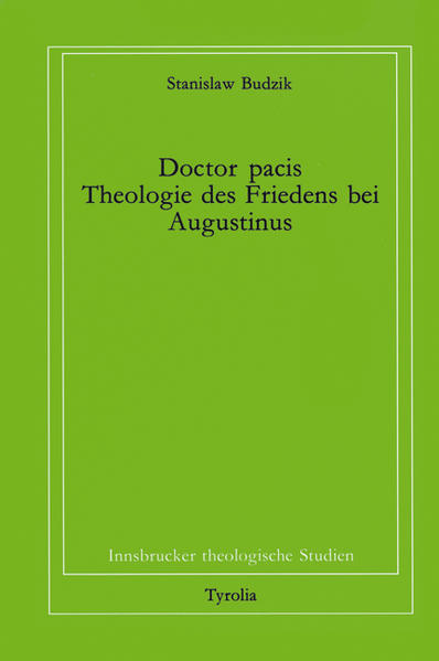 Der Begriff des Friedens besitzt bei Augustinus zentrale Bedeutung. Das vorliegende Werk geht über die bisherigen Arbeiten zur Thematik, in denen zumeist auf „De civitate Dei“ Bezug genommen wurde, hinaus und gibt einen umfassenden Überblick über den Stellenwert und den systematischen Ort des Terminus „pax“ im Opus des Augustinus. Budzik will der Bandbreite des Begriffs in fünf Kapiteln, die sich jeweils eine grundlegende Ebene des facettenreichen und heterogene Traditionen bündelnden augustinischen Friedensbegriffes zum Thema machen, Rechnung tragen. Dazu befasst er sich mit den Themen „Universalität des Friedens“, „Der menschliche Unfriede und das Friedenswerk Christi“, „Frieden der Kirche“, „Konzept des irdischen Friedens“ und „Die Vollendung des Friedens“. Die Arbeit Budziks kann ihrem Anspruch, erstmals eine umfassende Darstellung der Theologie des Friedens bei Augustinus an die Hand zu geben, vollauf genügen und stellt in dieser Hinsicht einen wirklichen Fortschritt in der Forschung dar.