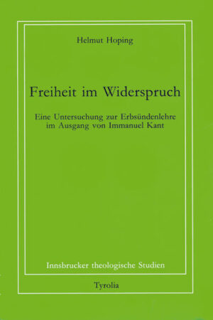 Wie kann die alte Glaubenslehre von der „Erbsünde“ gemäßer gedacht werden als in der theologischen Vergangenheit (Augustinus, Pelagius) und Gegenwart (P. Schoonenberg, K. Rahner, E. Drewermann)? Nämlich nicht als Naturbestimmung, die von den ersten Menschen her durch die Geschlechterfolge vermittelt wird, sondern als Freiheitsgeschehen im Ursprung allen Menschwerdens. Diesen neuen Ansatz legt Hoping einer umfassenden Darstellung der Freiheitslehre Kants zugrunde, dessen Philosophie sich selbst mit dem im Freiheitswesen Mensch unausrottbaren „radikalen Bösen“ konfrontiert hat. Der Verfasser führt mit Kant und über Kant hinaus weiter auf die Erlösung durch Christus hin.