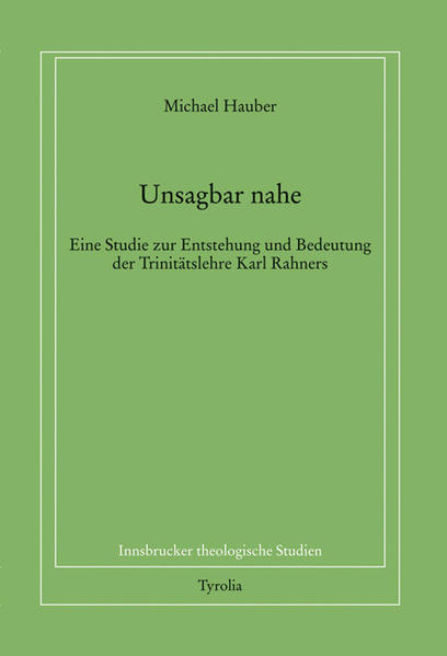 Diese Dissertation arbeitet erstmals die Trinitätstheologie Karl Rahners monographisch auf. Rahner hatte nie eine vollumfängliche Trinitätslehre vorgelegt, Hauber fasst aber die Aussagen Rahners zur Dreifaltigkeit systematisch zusammen und interpretiert sie auf dem Hintergrund seiner theologischen und philosophischen Grundannahmen.