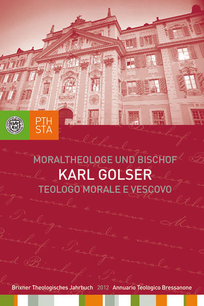 Das theologische Vermächtnis von Bischof Karl Golser Das "Brixner Theologische Jahrbuch 2012" ist eine Festgabe zum 70. Geburtstag des emeritierten Bischofs der Diözese Bozen-Brixen, Dr. Karl Golser. Er lehrte von 1982 bis zu seiner Bischofsernennung 2008 Moraltheologie an der Philosophisch-Theologischen Hochschule Brixen und galt weit über die Diözese hinaus als Experte zu Fragen des Gewissens. Dieser Band enthält seine wichtigsten theologisch-ethischen Beiträge aus über drei Jahrzehnten zu Themen wie "Gewissen und Verantwortung", "Ehe und Familie", "Lebens- und Medizinethik", "Gerechtigkeit, Frieden und Bewahrung der Schöpfung" und "Fragen der christlichen Lebensführung". Abgerundet wird der Band durch die Hirtenbriefe aus den Jahren 2009 bis 2011. Sie sind ein eindrucksvolles Zeugnis des geistlichen Profils und der spirituellen Tiefe des Theologen und Bischofs Karl Golser.