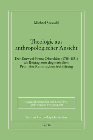 Der Theologie der Aufklärung auf der Spur Die Anthropologie als Lehre vom Menschen gilt als eine zeitlose Angelegenheit: Der Mensch hat schon immer versucht, nicht nur seine Welt, sondern auch sich selbst zu verstehen. Dennoch darf nicht unterschätzt werden, dass die systematische Ausformung der Anthropologie, wie Odo Marquard formuliert, „weder eine ‚ewigmenschliche‘, noch eine ‚ewigphilosophische‘, sondern eine ganz und gar ‚neuzeitliche‘ Angelegenheit“ ist. Marquard sieht im späten 18. und frühen 19. Jahrhundert eine „Konjunktur der Anthropologie“, die sich auch in der katholischen Theologie bemerkbar machte. Große Bedeutung kommt dabei dem Würzburger Theologen Franz Oberthür (1745-1831) zu, der in seiner zwischen 1807 und 1810 erschienen „Biblischen Anthropologie“ versucht hat, Theologie konsequent aus anthropologischer Perspektive zu betreiben. Beide Disziplinen müssen sich, so Oberthür, „wechselseitig erklären und unterstützten“, sie sind „zwei verschiedene Behandlungsweisen derselben Materialien“ und zielen auf eine „Darstellung derselben Wahrheiten“. Auch wenn Oberthür mit dem Niedergang und der zunehmenden Diffamierung der Aufklärungstheologie in Vergessenheit geriet, hat er wesentliche Impulse vorweggenommen, die erst im 20. Jahrhundert zur Blüte gelangen sollten. Tipp: Diese Habilitationsschrift wurde mit dem Karl-Rahner-Preis für theologische Forschung 2016 ausgezeichnet.