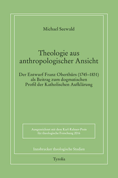 Der Theologie der Aufklärung auf der Spur Die Anthropologie als Lehre vom Menschen gilt als eine zeitlose Angelegenheit: Der Mensch hat schon immer versucht, nicht nur seine Welt, sondern auch sich selbst zu verstehen. Dennoch darf nicht unterschätzt werden, dass die systematische Ausformung der Anthropologie, wie Odo Marquard formuliert, „weder eine ‚ewigmenschliche‘, noch eine ‚ewigphilosophische‘, sondern eine ganz und gar ‚neuzeitliche‘ Angelegenheit“ ist. Marquard sieht im späten 18. und frühen 19. Jahrhundert eine „Konjunktur der Anthropologie“, die sich auch in der katholischen Theologie bemerkbar machte. Große Bedeutung kommt dabei dem Würzburger Theologen Franz Oberthür (1745-1831) zu, der in seiner zwischen 1807 und 1810 erschienen „Biblischen Anthropologie“ versucht hat, Theologie konsequent aus anthropologischer Perspektive zu betreiben. Beide Disziplinen müssen sich, so Oberthür, „wechselseitig erklären und unterstützten“, sie sind „zwei verschiedene Behandlungsweisen derselben Materialien“ und zielen auf eine „Darstellung derselben Wahrheiten“. Auch wenn Oberthür mit dem Niedergang und der zunehmenden Diffamierung der Aufklärungstheologie in Vergessenheit geriet, hat er wesentliche Impulse vorweggenommen, die erst im 20. Jahrhundert zur Blüte gelangen sollten. Tipp: Diese Habilitationsschrift wurde mit dem Karl-Rahner-Preis für theologische Forschung 2016 ausgezeichnet.