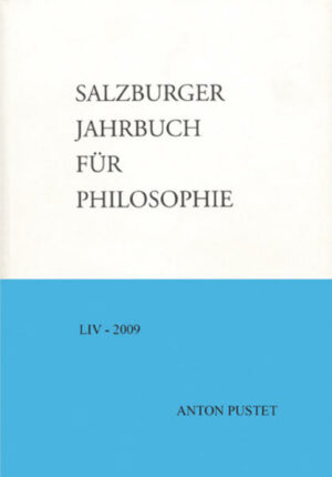 Salzburger Jahrbuch für Philosophie | Bundesamt für magische Wesen