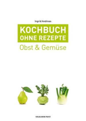 Ein Kochbuch ohne Rezepte? Es geht um die Geheimnisse hinter den Rezepten: Also alles, worauf man achten muss und was in den Kochbüchern meist nicht zu finden ist Band 3 von 4 bietet das Küchen-Know-how rund um Obst und Gemüse. Autorin Ingrid Andreas hat Profi-Köchen jahrzehntelang über die Schulter geschaut, die Tipps und Tricks „hinter den Kulissen“ gesammelt und selbst in ihrer Küche ausprobiert. Das „Kochbuch ohne Rezepte“ bietet Wissen aus Erfahrung und ist ein informatives, vergnügliches Lesebuch mit praktischen Anleitungen - auf dass die Speisen ganz unabhängig davon, welches Rezept gekocht wird, perfekt gelingen! Für das Lektorat ist die Ernährungswissenschaftlerin und Hauswirtschaftslehrerin Nastasja Pircher verantwortlich, die bereits das „Kochbuch der Bäuerin“ neu überarbeitet hat. Weitere Bände Band 1 widmet sich ausführlich der Küchenpraxis, also dem Insiderwissen übers Schneiden, Rühren, Backen und Garen. Band 2 über Mehl, Milch und Ei versammelt Wissenswertes über diese Grundnahrungsmittel und ihre Verarbeitung in der Küche. Band 4 beschäftigt sich mit der richtigen Zubereitung von Fisch und Fleisch.