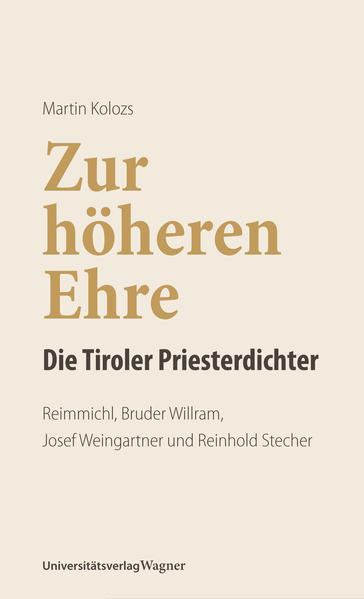 DAS LEBEN, SCHAFFEN UND WIRKEN VIER SCHREIBENDER GEISTLICHER Martin Kolozs vereint in diesem Buch die Biographien der schriftstellerisch tätigen und weit über die Landesgrenzen von Tirol hinaus bekannten Priesterdichter Reimmichl (Sebastian Rieger), Bruder Willram (Anton Müller), Propst Josef Weingartner und Bischof Reinhold Stecher. Bestens recherchierte Werk- und Lebensbeschreibungen geben Aufschluss über die hochinteressanten Vitae der Geistlichen. Der Autor gewährt umfassende Einblicke in ihr künstlerisches Schaffen sowie das breite Wirkungsspektrum auf sozialer Ebene EIN ABBILD DER GESAMTTIROLERISCHEN ENTWICKLUNG Innerhalb dieser Beschreibungen spiegelt sich die politische und gesellschaftliche Entwicklung Tirols vom 19. bis in die Anfänge des 21. Jahrhunderts wider. Beginnend beim entstehenden Pressewesen über den Kulturkampf zwischen Staat und Kirche, den Ersten Weltkrieg mit der Abspaltung Südtirols bis hin zum aufkommenden Tourismus und den Repressionen des Nazi-Regimes mit den bis heute spürbaren Folgen. Alle diese und noch mehr Themen finden in den Biographien dieser vier Tiroler Priesterdichter eine ausführliche Darstellung.