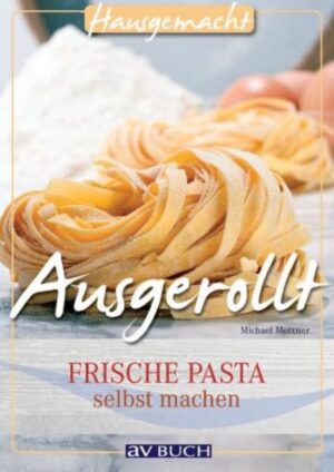 Pasta … e basta! Frische Pasta, ohne maschinelle Produktion ganz einfach selbst gemacht. Wie, das zeigt Michael Meixner in diesem Buch und verrät erstmals das von ihm, seit über zehn Jahren erprobte, „Pasta (… e basta)-Erfolgsrezept“. Ausgehend von verschiedenen Grundteigen, sowie farbigen und aromatisierten Varianten davon, zeigt er, wie schnell köstliche Nudelsalate, gefüllte Pasta und raffinierte Saucen mit Fisch, Fleisch oder vegetarisch zubereitet sind. Zudem wird angeregt, der Fantasie bei der Zubereitung freien Lauf zu lassen.