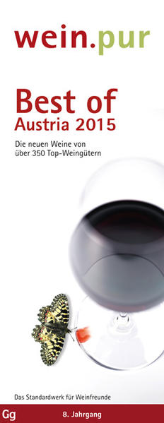 Im neuen rund 270 Seiten starken Bookazine wein.pur „Best of Austria 2015“ finden Sie garantiert Ihre Favoriten! wein.pur „Best of Austria 2015“ bietet eine große Auswahl der interessantesten Weine der besten Weingüter Österreichs zum Nachlesen und als Orientierungshilfe für den Weineinkauf und die Bestellung im Restaurant. Die besten Weine, die typischsten Weine, die günstigsten Weine, lagerfähige Weine, Weine mit Spaßfaktor, Über-Drüber-Weine, leichte Weine, kräftige Weine, trockene Weine, Weißweine, Rosé, Rotweine, Süßweine.