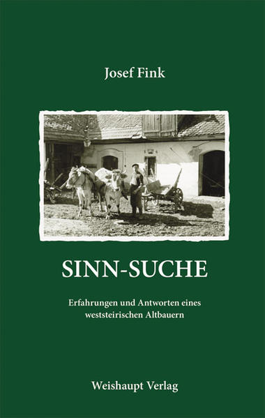 Josef Fink, Jahrgang 1940, Landwirt im Ruhestand.Das Buch „SINN-SUCHE“ ist ein sehr persönliches Lebenszeugnis eines Altbauern aus der Weststeiermark. Der Autor berichtet über seine Kindheit und sein späteres Leben, über außergewöhnliche Erfahrungen - auch mit Verstorbenen - und vieles andere mehr.