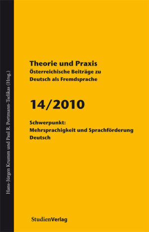 Theorie und Praxis - Österreichische Beiträge zu Deutsch als Fremdsprache 14/2010 | Bundesamt für magische Wesen