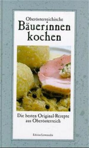 Kochen sie sich quer durch die Spezialitäten der regionalen Küche. - Mit ausgewählten Originalrezepten der oberösterreichischen Küche: Mühlviertler Krautsuppe, Kremstaler Mostbraten, Geselchte Saumaisen, Innviertler Speckknödel, Gmundner Torte und Plohberger Schnitten, Steyrer Beichtpofesen und viele Rezepte mehr! Spüren Sie das Echte, Bodenständige und Erprobte. - Bestens geeignet als Geschenk und für die eigene Küche. Mit vielen Farbfotos.