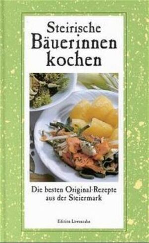 Kochen sie sich quer durch die Spezialitäten der regionalen Küche. - Mit ausgewählten Originalrezepten der steirischen Küche: Klachelsuppe, Heidensterz, Steirisches Kürbiskernschnitzel, Türkentommerl, Ramsauer Hochzeitskrapfen, Kürbiskernpotitze, Grazer Triet und viele Rezepte mehr! Spüren sie das Echte, Bodenständige und Erprobte. - Bestens geeignet als Geschenk und für die eigene Küche. Mit vielen Farbfotos.