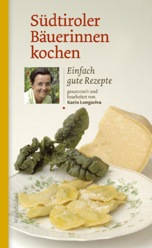 TRADITIONELLE KLASSIKER UND KREATIVE NEUINTERPRETATIONEN - eine kulinarische Reise durch Südtirol! Kochen Sie sich quer durch die original Südtiroler Küche! Karin Longariva hat für Sie die besten Rezepte aus ihrer Heimat Südtirol zusammengestellt. Übersichtlich und appetitanregend stellt sie Spezialitäten wie Gerstsuppe, Schlutzkrapfen oder Schwarzplententorte und viele zeitgemäße Rezeptideen vor. Tradition und Modernes, aber auch Bodenständiges und Fremdes wird in der Südtiroler Küche auf sehr harmonische Art und Weise miteinander verbunden. - Kochbuch-Klassiker in einer aufwändig ausgestatteten Neuauflage - zusätzliche und überarbeitete Rezepte - "südtirolerisch essen" mit Natürlichkeit und Raffinesse - einfache Zubereitung - kochen mit frischen, ausgereiften und aromatischen Zutaten aus der Region - zahlreiche Fotos, appetitanregend illustriert - viele Tipps und Tricks aus dem langjährigen Erfahrungsschatz der Autorin Laden Sie Ihre Gäste zu köstlichen Leckerbissen, wie würzigem Speck, knusprig gebackenem Brot, reifem Graukäse, gerösteten Kastanien oder auch frischen Marillen. Liebevoll zubereitet werden Apfelschmarren, schaumige Weinsuppe, Spinatnocken oder Speckknödel zu kulinarischen Genüssen. Die Rezepte wecken Ihre Kreativität, die Südtiroler Bäuerinnen zeigen eindrucksvoll und auch für Hobbyköche leicht nachvollziehbar, wie man mit wenigen Grundnahrungsmitteln vielfältige Speisen zaubern kann! "Köstliche Rezepte verbunden mit einer bebilderten Landeskunde! Hier ist an alles gedacht worden." "Ein Klassiker in besonders handlichem Format - Dieses Buch sollte in keiner Küche fehlen!" "Die großartigen Rezepte, die nach Regionen eingeteilt sind, machen richtig Lust auf einen Schlemmerurlaub in Südtirol. Ein Glücksgriff!"