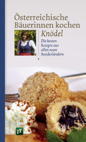 KOCHEN SIE SICH QUER DURCH DIE ÖSTERREICHISCHE KNÖDELKÜCHE! Ob in Suppen, als Hauptgang, Beilage oder Dessert: Knödel sind aus einer abwechslungsreichen Küche nicht wegzudenken! Bäuerinnen aus allen neun österreichischen Bundesländern verraten in diesem Buch ihre besten Rezepte: von Klassikern wie Tiroler Knödel und Kaspressknödel über ausgefallene Kreationen wie Walnussnockerl oder Grüne Germknödel bis hin zu süßen Erdbeer- oder Birnen-Maroni-Knödeln. Für jeden Anlass und Geschmack ist hier das Richtige dabei! Finden Sie gefüllte und ungefüllte Knödel, gekochte, gebackene und gratinierte, große und kleine, runde und längliche, Knödel aus Semmel-, Grieß-, Topfen- oder Germteig, rote, grüne oder sogar schwarze Knödel - mit ein bisschen Phantasie lassen sich aus einfachen Grundzutaten die schmackhaftesten Varianten zaubern! - über 180 Knödelrezepte aus der bäuerlichen Küche - regionale Spezialitäten und moderne Rezeptidee - mit "10 Geheimnissen für perfekte Knödel" - anschauliche Anleitungen für schmackhafte und unkomplizierte Gerichte - wertvolle Tipps und Tricks aus dem Erfahrungsschatz der Bäuerinnen - stimmungsvolle Fotos