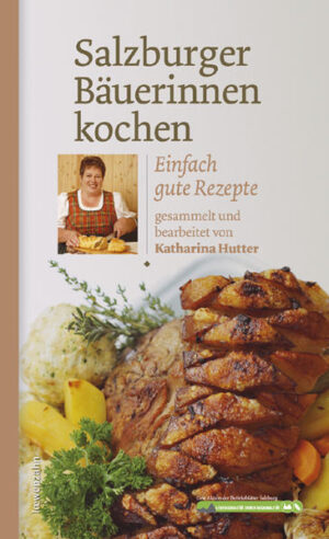 KOCHEN SIE SICH QUER DURCH DIE ORIGINAL SALZBURGER KÜCHE! Für die erfolgreiche Kochbuch-Reihe ″Bäuerinnen kochen″ hat Katharina Hutter die besten Rezepte aus ganz Salzburg zusammengestellt: bewährte Spezialitäten aus dem reichen Erfahrungsschatz unserer Bäuerinnen wie Lungauer Kassuppe, Jaganockn, Salzburger Bratl, Brandteigstrauben und Tennengauer Prügelkrapfen. Ergänzt mit kreativen Ideen sowie hilfreichen Tipps und Tricks sorgen diese Rezepte für einen abwechslungsreichen Speiseplan. Lassen Sie sich verführen von der Vielfalt der Salzburger Küche und genießen Sie traditionelle Hausmannskost ebenso wie moderne Gerichte. Mit frischen Lebensmitteln aus heimischer Landwirtschaft zubereitet, werden Sie damit Jung und Alt begeistern! - moderner Klassiker der regionalen Küche - Gliederung nach Gauen mit Besonderheiten der Region - abwechslungsreiche Zubereitungsarten - überarbeitete Neuauflage mit neuen Rezepten - viele Fotos Katharina Hutter zeigt in diesem liebevoll gestalteten Kochbuch, wie man mit saisonalen Zutaten aus der Region vollwertige, schmackhafte Gerichte zubereiten kann. Neben Vorspeisen, Hauptspeisen und Nachspeisen findet man im Buch auch die besten Rezepte für Brot, Gebäck und Aufstriche sowie ein eigenes Kapitel zum Thema Vorratshaltung. Mit den besten Rezepten aus den Regionen Pinzgau, Pongau, Lungau, Flachgau und Tennengau.