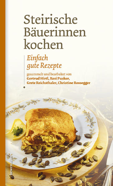 WAHRE GAUMENFREUDEN AUS DER STEIERMARK! Einfach und schnell, gesund und schmackhaft, bodenständig und festlich - unter den steirischen Spezialitäten, ob traditionell oder modern, finden Sie Gerichte für jeden Anspruch! Christine Rossegger hat den erfolgreichen Kochbuch-Klassiker "Steirische Bäuerinnen kochen" von Gertrud Hirtl, Resi Pusker und Grete Reichsthaler nun mit weiteren Originalrezepten und modernen Kochideen der heimischen Bäuerinnen ergänzt. Neben altbewährten Gerichten wie Klachelsuppe, Heidensterz, steirischem Kürbiskernschnitzel, Grazer Triet und Apfelschlankel finden Sie in dieser aufwändig ausgestatteten Neuauflage auch leichte Rezepte wie Petersilienterrine und Spinatpudding oder besonders feine Käsenockerl und noch vieles mehr. Die besten Rezepte aus der Genussregion Steiermark Dieses Kochbuch zeigt, dass man mit "Steirisch kochen" nicht nur deftige Fleischgerichte, Apfelstrudel und Kürbiskernöl verbindet. Das "grüne Herz" Österreichs hat kulinarisch weitaus mehr zu bieten: Eine Vielfalt an herzhaften, aber auch an leichten Gerichten, und ebenso Vegetarisches ist dabei - ein Genuss für alle Sinne! - moderner Klassiker der regionalen Küche - überarbeitete Neuauflage mit vielen neuen Rezepten - mit saisonalen Produkte aus der Region - wertvolle Tipps aus dem reichen Erfahrungsschatz der steirischen Bäuerinnen - verführerische Farbfotos Verzaubern Sie Ihre Gäste mit unzähligen Köstlichkeiten aus einem Land der kulinarischen Vielfalt! Weit über die Grenzen bekannt sind die exzellenten steirischen Weine, die feinen Edelbrände, die frisch-saftig-steirischen Äpfel, das fett- und cholesterinarme Porki-Qualitätsschweinefleisch, das saftige Styria Beef oder das würzige Almo. Ganz zu schweigen vom schwarzen Gold der Steiermark, dem im In- und Ausland beliebten steirischen Kürbiskernöl.