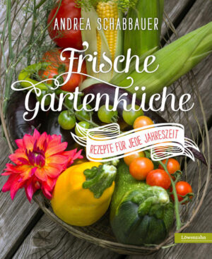 VOM GARTEN AUF DEN TELLER! 222 einfache und gesunde Rezeptideen für jeden Tag Die erfahrene Köchin Andrea Schabbauer hat die besten Rezepte zu Frühling, Sommer, Herbst und Winter mit viel Liebe ausgewählt und in ihrer Familie ausprobiert. Alle Gerichte im Kochbuch eignen sich zum einfachen Nachkochen für zu Hause. Solo oder als pfiffige Begleiter zu Fleisch- und Fischgerichten, in raffinierten Vorspeisen oder fruchtigen Desserts - das reiche Angebot an regionalen und saisonalen Produkten bringt Frische, Farbe und Abwechslung auf den Tisch. In diesem kreativen Kochbuch finden Sie überraschende Neuheiten wie überbackene Mangoldnockerl oder Weintrauben-Relish mit Rosmarin, aber auch Klassiker wie Paprikaschaumsuppe oder Rindsschnitzel mit Gemüsestreifen. Mit der "Frischen Gartenküche" ist gesunde Ernährung so leicht wie noch nie: Zaubern Sie verführerische Gerichte aus knackigem Obst und Gemüse aus Ihrem Garten oder frisch vom Markt! - 222 regionale Rezepte, die sicher gelingen! - nach Jahreszeiten gegliedert - vielfältige Ideen für eine gut gefüllte Vorratskammer - bodenständige und kreative Küche für jeden Tag - viele persönliche Tipps zu Anbau und Verarbeitung von Bio-Gemüse - liebevoll bebildert und gestaltet - genaue Mengenangaben und Schritt-für-Schritt Kochanleitungen - Rezeptverzeichnis geordnet nach Zutaten und nach Art des Gerichtes "Ich finde es herrlich, in meinen Garten hinauszugehen, die frischen Kräuter, Beeren oder das Gemüse zu ernten und sogleich Köstlichkeiten daraus zu machen. Doch auch wenn Sie keinen Garten besitzen, kann vieles in Töpfen am Balkon oder auf der Fensterbank gezogen werden." Autorin Andrea Schabbauer