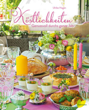 EIN KOCHBUCH ZUM VERLIEBEN! Ulrike Hagen führt uns durch ein Jahr voller großer und kleiner Köstlichkeiten. Sie kombiniert in ihren Rezepten Vertrautes mit Neuem und verwandelt einfache Zutaten mit Einflüssen aus der mediterranen und nordischen Küche in unwiderstehliche Gerichte. Büffelmozzarella mit Mango, Seeteufelmedaillons mit Pistazienpesto, Brownies mit Orangencreme oder herzhaft-fruchtige Guinnessbrötchen - jedes der Rezepte weckt sofort die Lust aufs Ausprobieren und ist dank der erprobten Anleitungen einfach nachzukochen. Bis ins kleinste Detail liebevoll gestaltet und mit stimmungsvollen Bildern von Alexander Bayer versehen, bietet dieses Kochbuch nicht nur raffinierte neue Rezeptideen, sondern betört alle Sinne! - kreative Rezepte für jede Jahreszeit - raffiniert verfeinerte Klassiker und inspirierende Neuheiten - einfache Anleitungen zum Nachkochen zu Hause - wunderbare Menüs für Familie und Freunde - mit stilvollen Dekoideen und persönlichen Tipps - von kleinen Häppchen und verführerischen Vorspeisen bis hin zu köstlichen Desserts - bezaubernde Foodfotografie von Alexander Bayer