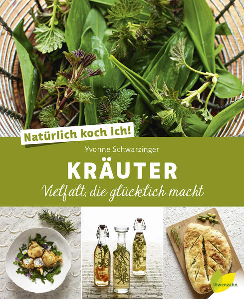 WAS DUFTET UND SCHMECKT UNWIDERSTEHLICH? FRISCHE GERICHTE MIT HEIMISCHEN KRÄUTERN Yvonne Schwarzinger zeigt dir gekonnt, wie du mit verschiedenen Kräutern aus Garten, Topf und Wiese aromatische Speisen zaubern kannst. Das Kochbuch vereint ÜBER 50 GENUSS-REZEPTE mit Schnittlauch, Minze, Basilikum und Co, die sich gut und einfach im Alltag umsetzen lassen. Leicht verständlich erklärt die Autorin, wie du einfache und raffinierte Gerichte mit Kräutern zubereiten kannst: - Vorspeisen: Wildkräutersalat mit Frischkäse-Krapfen oder Kresserahmsuppe mit Forellen-Knuspertascherln - Hauptspeisen: Lammkeule aus dem Kräuterheu oder Riesengarnelen in grüner Kräutersauce - Brot & Desserts: Schoko-Minz-Tarte oder Rosmarinbrot - Einkoch-Rezepte: Bärlauchpesto oder Marillenmarmelade mit Lavendel IN 31 KURZEN STECKBRIEFEN führt dich die erfahrene Köchin in die bunte Welt der Kräuter ein. Du erfährst, wo du Wildkräuter sammeln und wie du die Pflanzen verarbeiten kannst. Beim Spazieren wirst du von nun an die Augen nach Löwenzahn, Schafgarbe, Vogelmiere und Spitzwegerich offen halten. Mit diesem vielseitigen Kräuter-Kochbuch wird das Sammeln, Verarbeiten und Verfeinern zum wahren Genuss! Kräuter sind die besten und gesündesten Geschmacksverstärker und verströmen einen aromatischen Duft in deiner Küche. Herbert Lehmann setzt die Speisen wunderbar in Szene und macht das Buch zu einem appetitlichen Augenschmaus. - über 50 kreative Kräuter-Rezepte - GROSSE SORTENVIELFALT von bekannten und wiederentdeckten Wild- und Gartenkräutern - einfache Alltagsgerichte, PRAKTISCHE VORRATSTIPPS und festliche Kreationen - bunt und abwechslungsreich: Vorspeisen, Hauptgerichte, Brot und Gebäck, Desserts - WERTVOLLE TIPPS ZUM SAMMELN UND VERARBEITEN von Kräutern - die Zubereitung wird Schritt für Schritt erklärt - Kräutergärtner*innen im Porträt NATÜRLICH KOCH ICH! - DIE KOCHBUCHREIHE Lebensmittel, die VOR UNSERER HAUSTÜRE WACHSEN, DIE SAISONAL GEERNTET UND FRISCH VERWENDET werden, sind die richtige Wahl für alle, denen KÖSTLICHER GESCHMACK und eine gesunde, nachhaltige Lebensweise wichtig sind. Unsere Kochbuchreihe zeigt, wie mit einfachen Zutaten herrliche Gerichte gelingen. ************************************************************************************************* ALLE BÄNDE AUS DER REIHE: - TOMATEN - Vielfalt, die glücklich macht! - ERDÄPFEL - Vielfalt, die glücklich macht! - KRÄUTER - Vielfalt, die glücklich macht! - PILZE - Vielfalt, die glücklich macht! - LINSEN, BOHNEN & CO - Vielfalt, die glücklich macht! (Erscheint im Mai 2016)