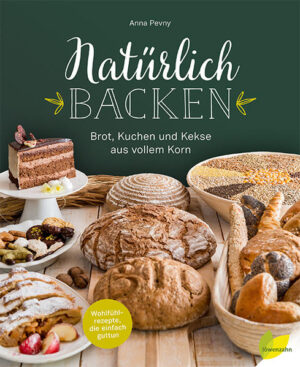 Der Duft von frisch gebackenem Roggenbrot, das knusprig bricht. Die ofenwarme Buchweizentorte mit Äpfeln und Mohn, um die sich die ganze Familie versammelt. Der flaumige Briochezopf, mit dem jedes Frühstück zu etwas Besonderem wird. Oder die himmlischen Kekse, denen niemand widerstehen kann. GENUSS MIT ALLEN SINNEN - BROT, KUCHEN UND KEKSE AUS NATÜRLICHEN ZUTATEN Anna Pevny bäckt aus Leidenschaft mit wertvollen natürlichen Zutaten und hat sich dem Genuss mit allen Sinnen verschrieben: Bestes Mehl aus Dinkel, Weizen und Einkorn, regionale Produkte und wohltuende Gewürze bilden die Grundlage all ihrer Rezepte. Für ihre Brote wurde sie schon mehrfach ausgezeichnet und viele Leute kommen von weit her, um ihre Köstlichkeiten direkt aus dem Ofen zu verkosten. AUSFÜHRLICHES BACK-ABC UND GROSSE REZEPTEVIELFALT In einem ausführlichen Back-ABC und in ihren erprobten Rezepten beschreibt sie, wie einfach sich ursprüngliches Gebäck im Jahreskreislauf selber machen lässt. Das ist Wohlbefinden und bewusster Genuss für die ganze Familie! - schmackhafte Getreidevielfalt: Roggen, Buchweizen, Dinkel, Hirse und Co. - so gelingen Brot, Kleingebäck, Kuchen und Kekse aus vollem Korn - mit glutenfreien Varianten für unbeschwerten Genuss - pikant und süß: von Dinkelvollkornbrot und Kräuterherzen über Streuselkuchen bis hin zu Vanillekipferl aus Einkornmehl - Back-ABC: die verschiedenen Mehlsorten, ihre Backeigenschaften und Praxistipps für die Vollkornbäckerei - auf genussvolle Weise zu mehr Energie und Gesundheit - Backen im Einklang mit den Jahreszeiten - mit wundervollen Bildern von Rita Newman "Eine mit Liebe und Sorgfalt geführte Küche ist der beste Platz auf Erden." Anna Pevny