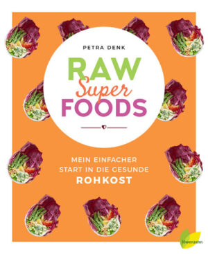 Raaaw! Die geballte Kraft der rohen Pflanzenküche erleben Rohkost - das bedeutet, das Beste aus puren Lebensmitteln zu holen. In rohem Zustand enthalten Obst und Gemüse noch alle Vitamine und Spurenelemente. Braten, Kochen und Backen bei hohen Temperaturen fallen bei dieser schonenden, gesunden und natürlichen Ernährungsweise aus, denn: Weniger Hitze bedeutet mehr gesunde Nährstoffe! Den besonderen Frische- und Wohlfühlkick geben uns Superfoods: Diese köstlichen Alleskönner enthalten besonders viele wertvolle Inhaltsstoffe. Autorin und Food-Bloggerin Petra Denk legt in ihrem Buch besonderen Wert darauf, dass die Superfoods keine langen Transportwege hinter sich bringen müssen, bevor sie bei uns auf dem Tisch landen: Möglichst saisonal, regional und leicht erhältlich ist ihre Devise. Positive Auswirkungen auf Wohlbefinden, Immunsystem, Gesundheit und Energielevel sind bei der bewussten Ernährung mit rohen Superfoods garantiert, wie Petra Denk selbst zu berichten weiß: "Wie die meisten Menschen ignorierte ich meine Ernährung lange Zeit unbewusst - bis irgendwann mein Akku buchstäblich leer war. Migräne-Attacken, chronische Müdigkeit und Kraftlosigkeit zwangen mich ziemlich unsanft zur Umkehr. Und die Wirkung überraschte mich: Nach zwei Wochen Rohkost pur fühlte ich mich topfit, die Migräne war wie weggeblasen." Startschuss in ein gesünderes Leben voller Genuss: die Basics der veganen Rohkostküche Ab jetzt kommt natürliche, unverfälschte Pflanzenkraft auf den Teller: Petra Denk kennt den Umstieg auf die Ernährung mit Rohkost und Superfoods und teilt ihre Erfahrungen. Damit der Umstieg zum puren Vergnügen wird, hat die Bloggerin in ihrem Buch die besten und alltagstauglichsten Tipps für einen einfachen Einstieg versammelt: - gesund, munter und top informiert: alles Wissenswerte zur Ernährung mit Rohkost - warum uns Superfoods so gut tun: Inhaltsstoffe und Wirkung der nährstoffreichen Kraftpakete - sanfter Start: 10 praktische Tricks, wie Sie Rohkost in Ihren Alltag einbauen können - selbst Keimen, Dörren & Co: die wichtigsten Techniken in anschaulichen Schritt-für-Schritt Anleitungen erklärt - Grundrezepte zum Abwandeln: vegane Pflanzenmilch und Joghurts im Handumdrehen selbst herstellen - abwechslungsreiche und appetitliche Powerküche: einfache Rezepte aus naturbelassenen Zutaten, die immer gelingen - mit farbenfrohen und appetitlichen Fotos zu jedem Gericht und hilfreichen Registern Der Herd bleibt aus: vollmundiger und gesunder Genuss aus frischen, rohen Zutaten Vital, ausgewogen und voller Geschmack: Petra Denk versammelt ihre besten und einfachsten Lieblingsrezepte für Frühstücksfreunde, pikante Genießer und Naschkatzen. Die rein pflanzlichen Köstlichkeiten sind zudem perfekt für Vegetarier und Veganer! Wussten Sie schon, dass es Suppen, Nudeln und Brot auch als gesunde Rohkost-Varianten gibt? Petra Denk zeigt, wie sie einfach gelingen. Ob eine energiegeladene Schoko-Birnen-Buchweizen-Granola mit fruchtigem Waldbeerenjoghurt am Morgen, ein buntes Menü aus herrlich aromatischem Fenchel-Carpaccio mit Blutorangenfilets und Chili, farbenfroher Mango-Süßkartoffel-Suppe und Preiselbeer-Törtchen mit Schokosauce oder rohes Eis am Stiel aus Heidelbeeren - bei dieser riesigen Rezeptauswahl kommen alle Geschmacksknospen auf ihre Kosten. Petra Denks vegane Gerichte sind gesund, raffiniert, und dabei dank übersichtlicher Rezepte einfach zuzubereiten.